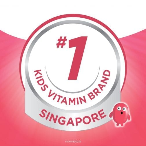 #1 Kids Vitamin Brand in Singapore Pink