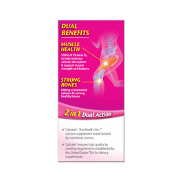 Caltrate® Bone & Muscle Health (with Vitamin D 500IU) 60 Tablets