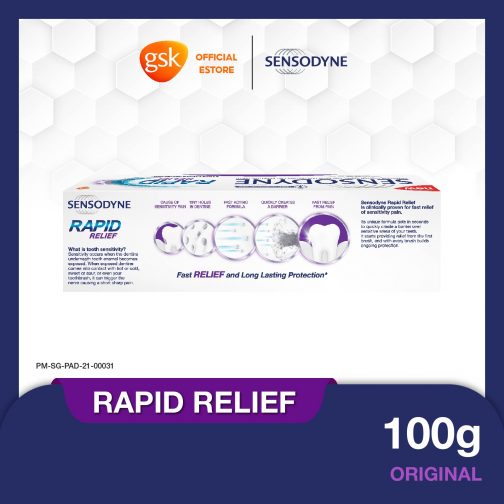 rapid relief toothpaste