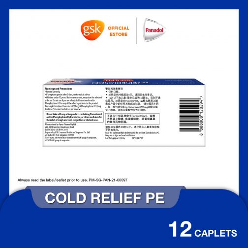 Panadol Cold + Flu Cold Relief