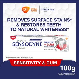 Sensodyne Sensitive & Gum Whitening Toothpaste, 100 g