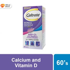 Caltrate® Bone & Muscle Health PLUS (500 IU) 60 Tablets