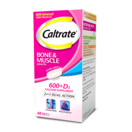 Caltrate® Bone & Muscle Health (with Vitamin D 500IU) 60 Tablets