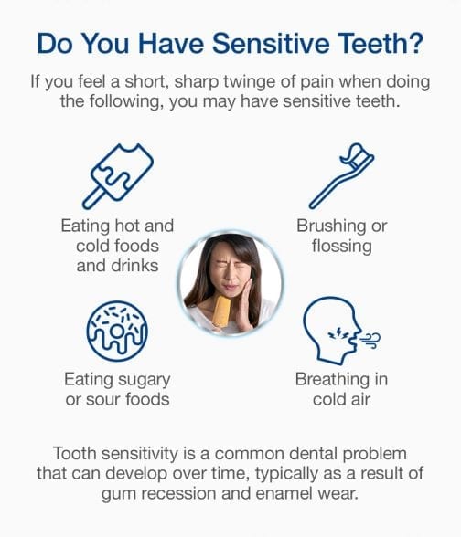 Signs of sensitive teeth