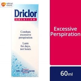 Driclor, Antiperspirant Roll On to Reduce Excessive Sweating 60ml