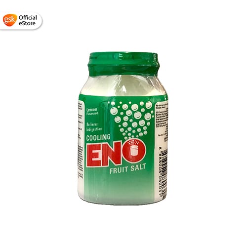 green bottle of Eno Fruit Salt