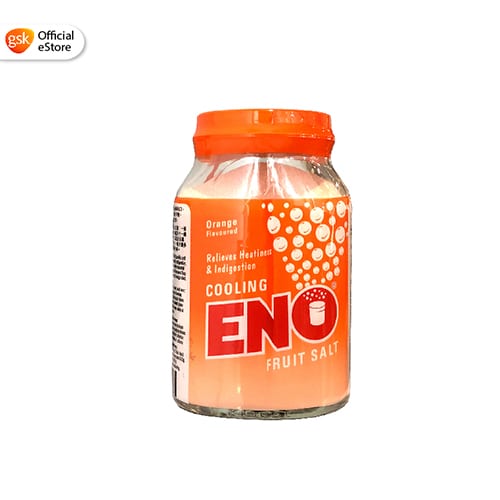 orange bottle of Eno Fruit Salt