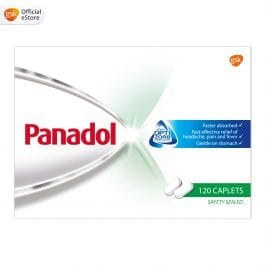 Panadol with Optizorb, Pain relief, Fever, Headache, 120 caplets