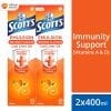 Scott's Emulsion Orange Flavour Cod Liver Oil (2x400ml)