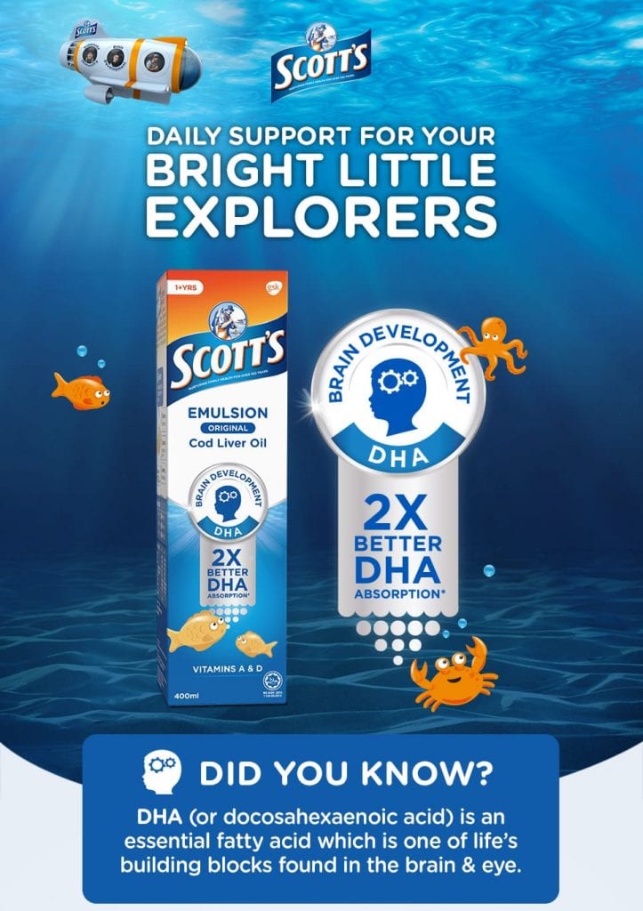 Buy Scott's Emulsion Cod Liver Oil, Omega 3 fatty acid DHA, Children