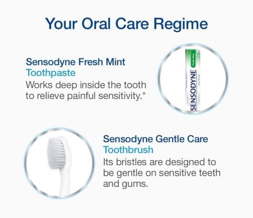 Oral Care Regime - fresh mint toothpaste