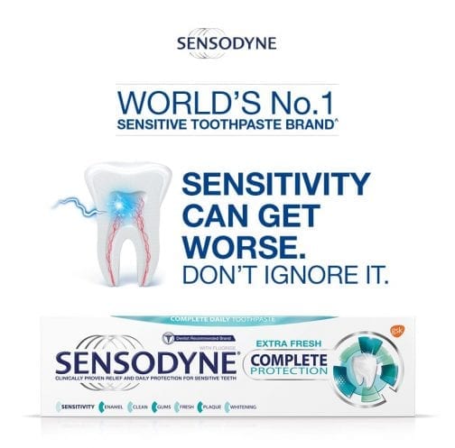 Sensodyne extra fresh complete protection toothpaste