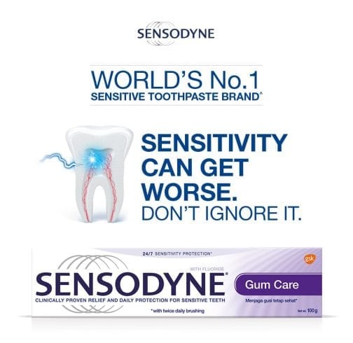Sensodyne World's No.1 Sensitive Toothpaste Brand