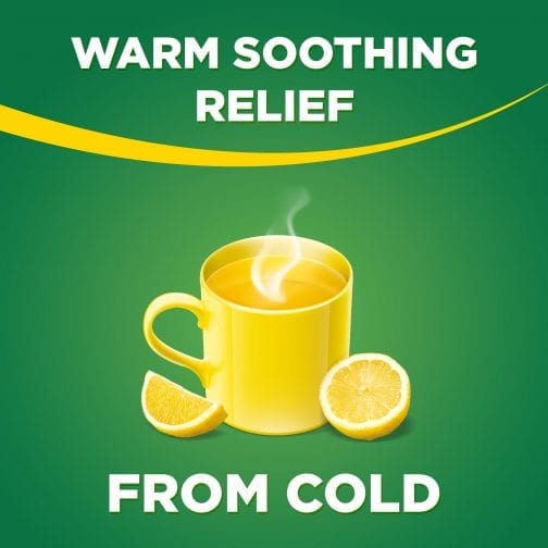 A cup of hot drink with lemons