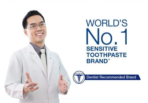 World's No.1 Sensitive Toothpaste Brand