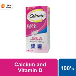 Caltrate® Bone & Muscle Health (with Vitamin D 500IU) 100 Tablets