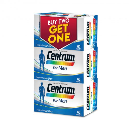 Bundle Pack for Centrum Men 60s Buy 2 Get 1 Free